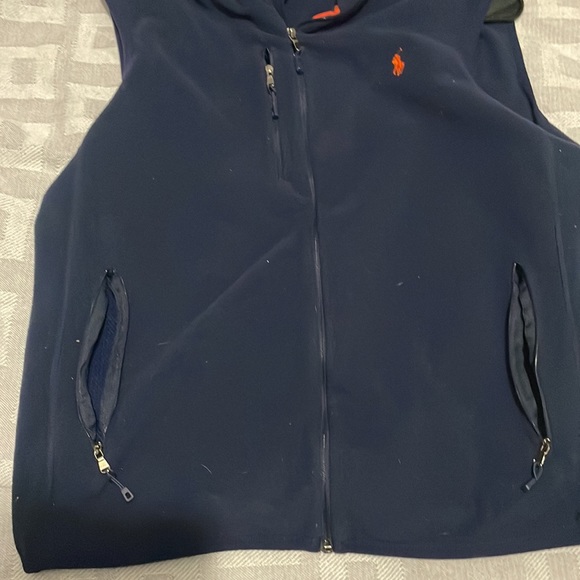 ⭐️⬇️ Polo Ralph Lauren Men’s Fleece, Full Zip Sweater Vest - Picture 4 of 8